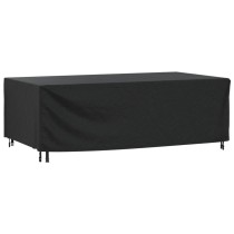 Garden Furniture Cover Black 200x165x80 cm 420D Oxford