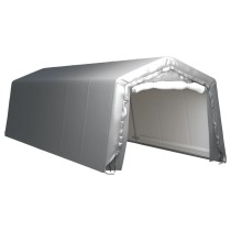 Storage Tent 300x750 cm Steel Grey