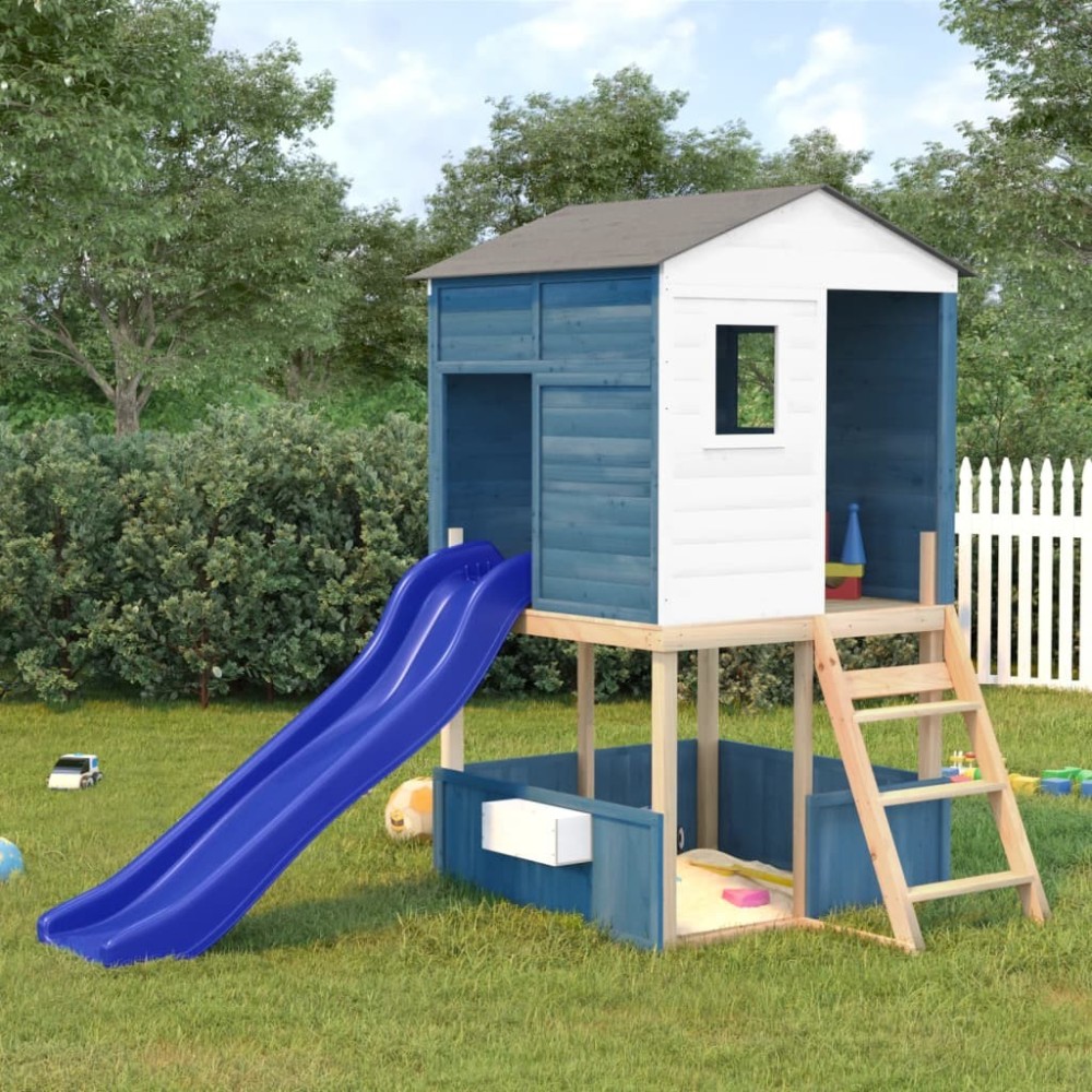 Play Slide Blue 175x38x23 cm Polypropylene