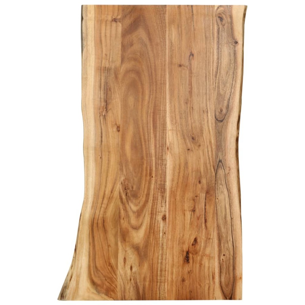 Table Top Solid Acacia Wood 80x(50-60)x2.5 cm