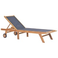 Folding Sun Lounger with...