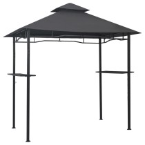 BBQ-Pavillon 240x150x255 cm Anthrazit Stahl