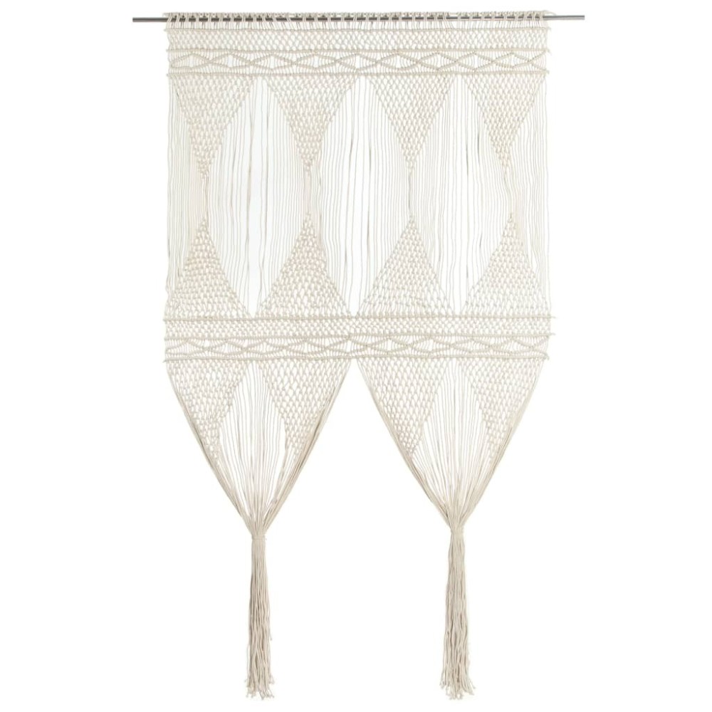 Macrame Curtain 140x240 cm Cotton