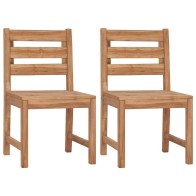Garden Chairs 2 pcs Solid...