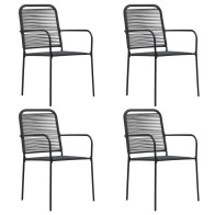 Garden Chairs 4 pcs Cotton...