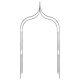 Garden Arch Spike Design Climbing Plants Dark Green