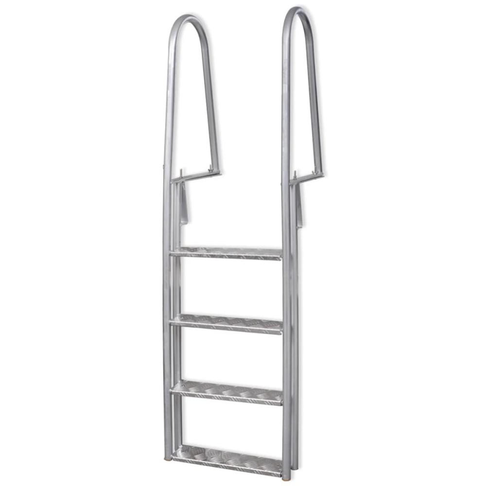 4-Step Dock/Pool Ladder Aluminium 167 cm