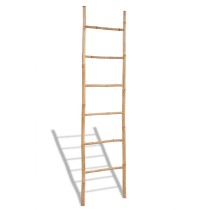 Bamboo Towel Ladder with 6 Rungs