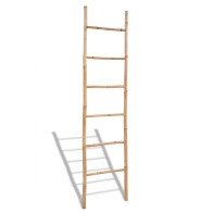 Bamboo Towel Ladder with 6...