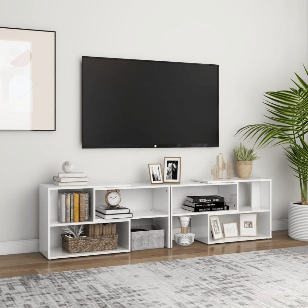 TV Cabinet Concrete Grey 149x30x52 cm Engineered Wood