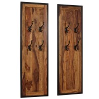 Coat Racks 2 pcs Solid...