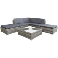 6 Piece Garden Lounge Set...