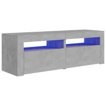 TV-Schrank mit LED-Leuchten Sonoma-Eiche 120x35x40 cm