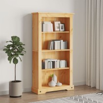 5-Tier Bookcase Mexican Pine Corona Range 81x40x170 cm