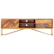 TV Cabinet 140x30x45 cm Solid Sheesham Wood