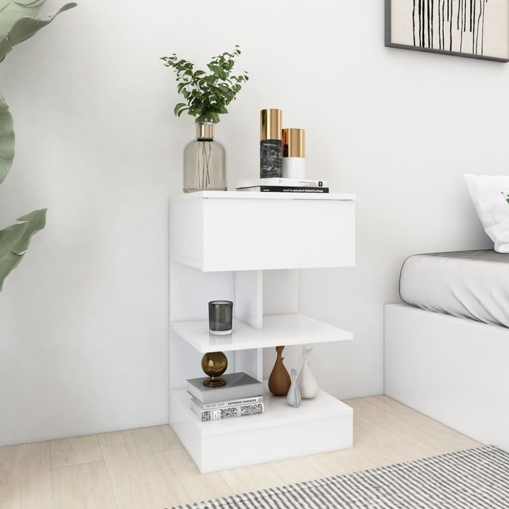 Bedside Cabinets 2 pcs Smoked Oak 40x35x65 cm Engineered Wood