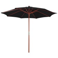 Parasol with Wooden Pole...