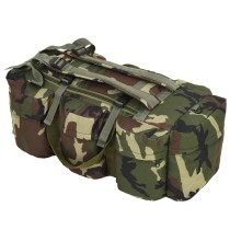 3-in-1 Army-Style Duffel Bag 90 L Black