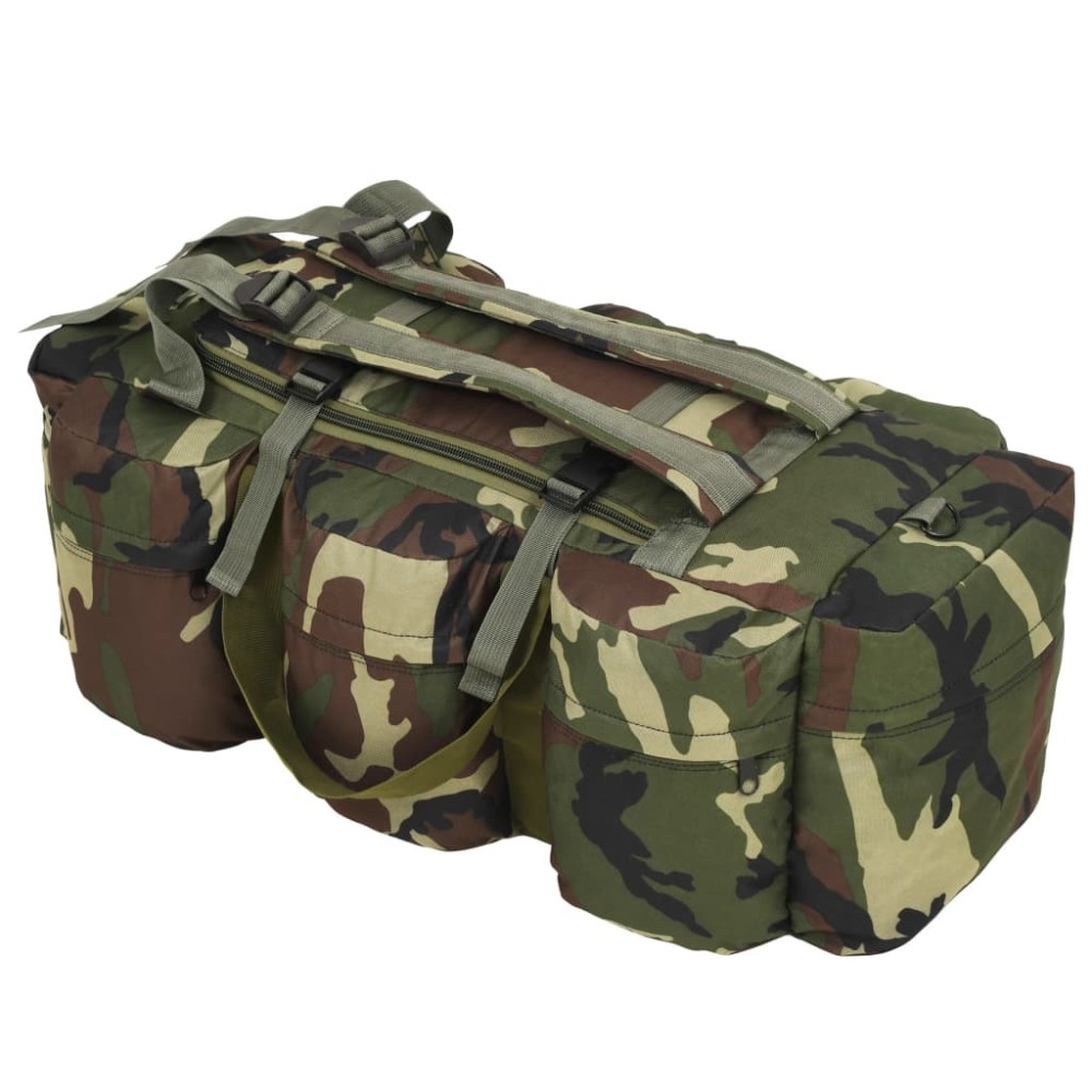 3-in-1 Seesack Armee-Stil 90 L Olivgrün