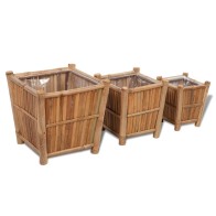 3 pcs Bamboo Raised Bed...