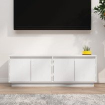 TV-Schrank Grau 110x34x40 cm Massivholz Kiefer