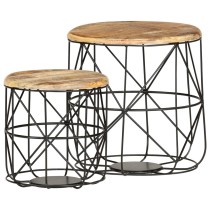 Coffee Tables 2 pcs Solid...