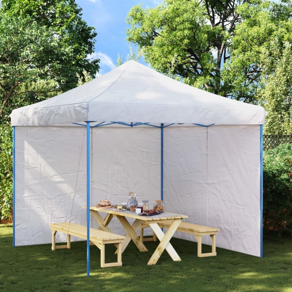 Party Tent Sidewall 2 pcs with Zipper PE Anthracite