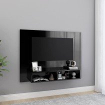 TV-Wandschrank Hochglanz-Weiß 120x23,5x90 cm Holzwerkstoff