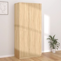 Wardrobe Grey Sonoma 90x50x200 cm Engineered Wood