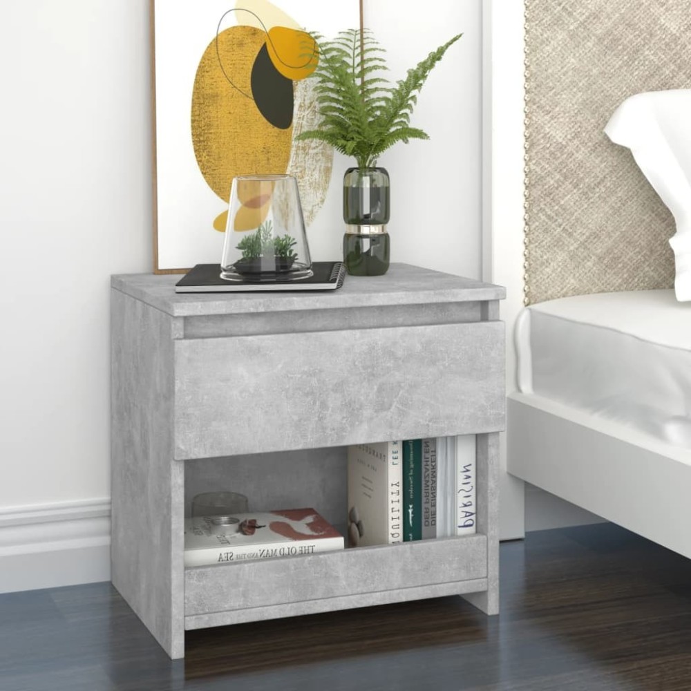 Bedside Cabinet Black 40x30x39 cm Engineered Wood