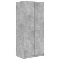 Wardrobe Grey Sonoma 80x50x180 cm Engineered Wood