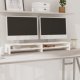 Monitor Stand Grey 100x24x13 cm Solid Wood Pine