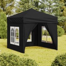 Folding Party Tent with Sidewalls Anthracite 3x6 m