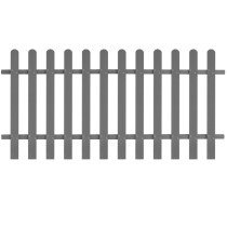 Picket Fence WPC 200x60 cm