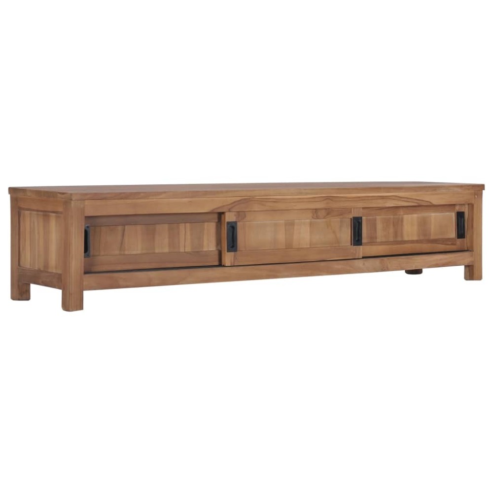 TV Cabinet 150x30x30 cm Solid Teak Wood