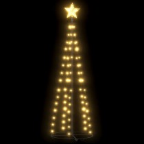 Christmas Cone Tree Colourful 84 LEDs Decoration 50x150 cm