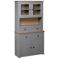 Highboard White 93x40.5x180...