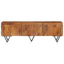 TV Cabinet 140x30x46 cm Solid Mango Wood