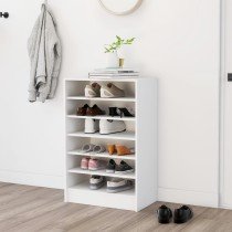 Shoe Cabinet Concrete Grey 60x35x92 cm Engineered Wood