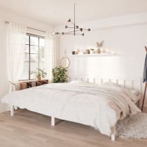 Bed Frame Solid Wood Pine 135x190 cm Double
