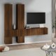 Wall-mounted TV Cabinet Grey Sonoma Engineered Wood