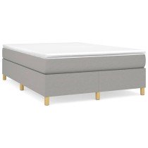 Box Spring Bed Frame Dark Grey 90x190 cm 3FT Single Fabric