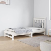 Pull-out Day Bed 2x(90x190) cm Solid Wood Pine