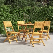 Folding Garden Chairs 2 pcs 55x61x90 cm Solid Wood Teak