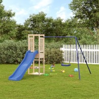 Outdoor Playset Solid Wood...