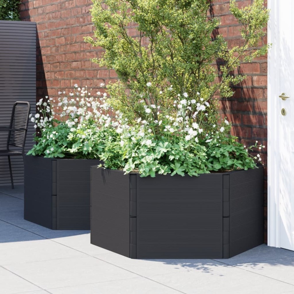 Garden Planter Anthracite PP