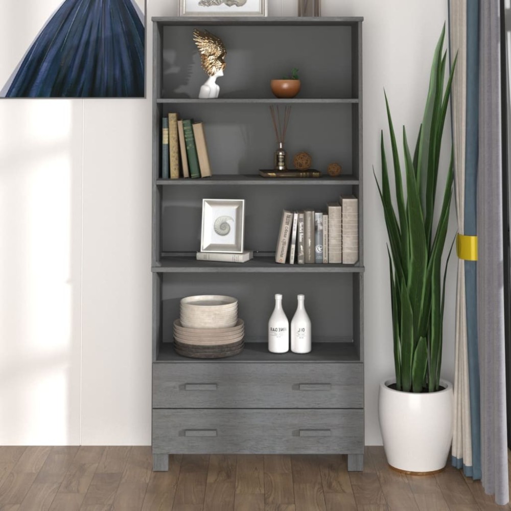 Highboard HAMAR Solid Wood Pine White