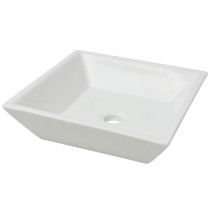 Basin Square Ceramic White 41.5x41.5x12 cm