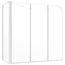 Bath Enclosure 120x69x130 cm Tempered Glass Transparent