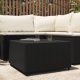 Garten-Couchtisch Quadratisch Braun 50x50x30 cm Poly Rattan
